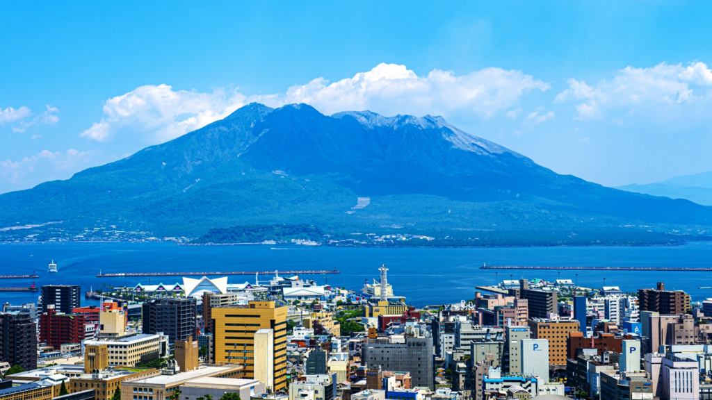 鹿児島県桜島の風景