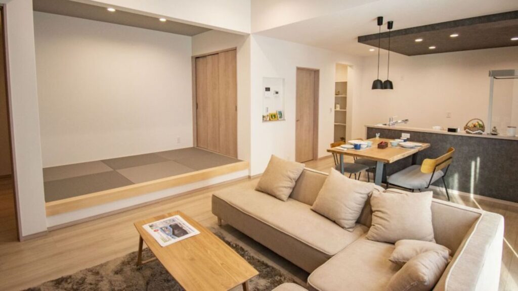 丸商建設が手がけたモデルハウスの内観