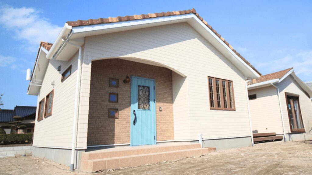外観の明るい一戸建て住宅